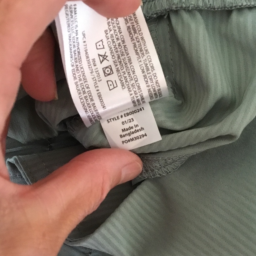 NEW Eddie Bauer Green Twin River Mini Skirt - Picture 8 of 8